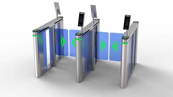 Van de de Snelheidssteeg van de aluminiumlegering de Poortturnstile 220V 50Hz Fastlane Turnstiles
