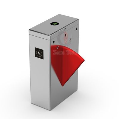 OEM/ODM Voetgangersverkeer Flap Barrier Turnstile Toegangscontrolesysteem Biometrische gezichtsherkenning Taillehoogte