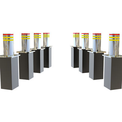 Vertrekbare hydraulische stijgende bollard voor beveiliging Steeghoogte 600 mm-1200 mm Dikte 6 mm