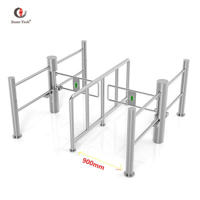 Office Gezichtsherkenning Swing Turnstile Gate 304 roestvrij staal toegangscontrolesysteem