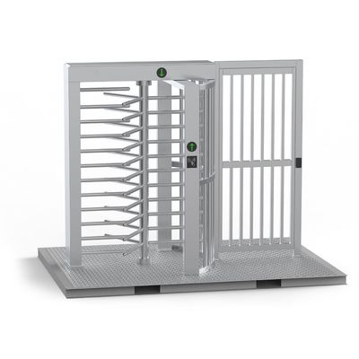 Door toegangscontrole apparatuur beveiliging Dubbelkanaal RFID volhoogte draaistang Rfid QR barrière poort