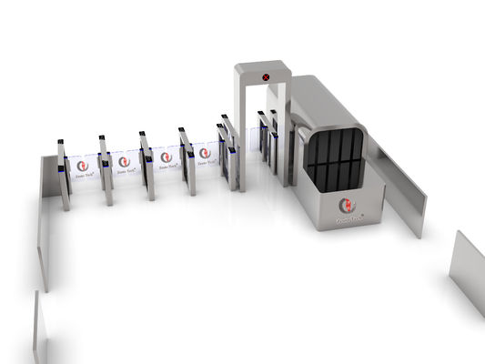Zento gezichtsherkenning Draaiwiel Gate Swing Barrier Gate Fast Speed Pedestrian Access Control Card System