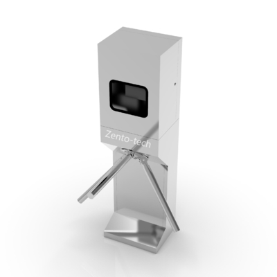 Zento Tripod Turnstile Gate met handdesinfectie, 30-45 PPM, IP54