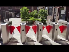 Passagebreedte 550mm RFID-Klepturnstile Intrekbare Ingang voor Flat