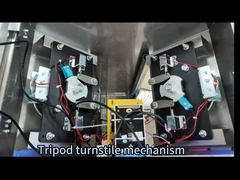 Passagebreedte 550mm de Veiligheidsturnstile van RS485 Voetpoort AC220V 50HZ