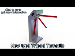 120W Turnstile van de veiligheidsdriepoot de Snelheid van Poortopeningtransit 30-45 Personen per Minuut