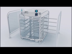 RS485 de Poortturnstile van de interface Halve Hoogte Veiligheidspoorten 550mm