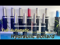 Vertrekbare hydraulische stijgende bollard voor beveiliging Steeghoogte 600 mm-1200 mm Dikte 6 mm