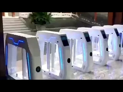 Kinderen TCP / IP Automatische flap barrière Draaiwiel deur voetgangers Anti knijp