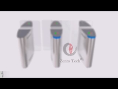 SS304 gezichtserkenning het Glijden Poortturnstile Passagebreedte 550mm